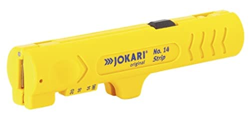 Image of Jokari stripping strip no.14 stripper for stripping round cables 4-13 mm diameter or flat cable up to 12 mm, item no.30140