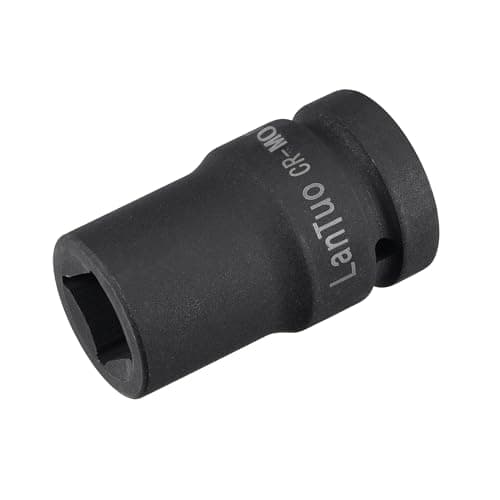 Image of sourcing map 1" Drive by 21mm Square Impact Socket, CR-MO 80mm Length, Standard Metric Sizes