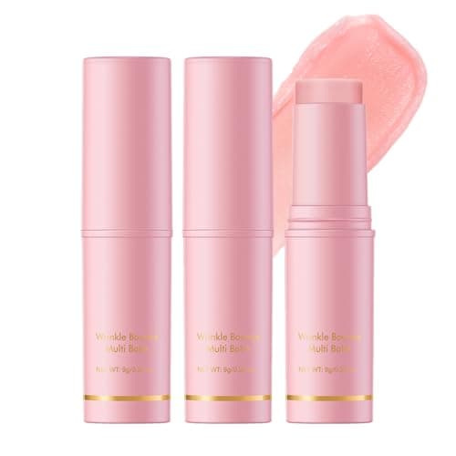 Image of 2Pcs Hydrating Multi Eye Balm Stick, All-in-One Hydrating Lip Balm Firming eye Balm Stick Neck Cream Make Up Base, Reduce Wrinkle Vegan & Cruelty-Free Under Eye balm