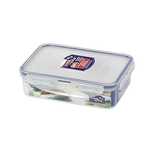 Image of LocknLock Rectangular 550ml (179 x 127 x 53mm), Clear/Blue