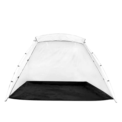 Image of Portable Paint Booth Tent, 8.5 X 6 X 5.5ft Wind Proof Large Capacity Spray Paint Shelter with Built in Floor Mesh Screen, Spray Paint Booth for Furniture DIY Hobby Tool