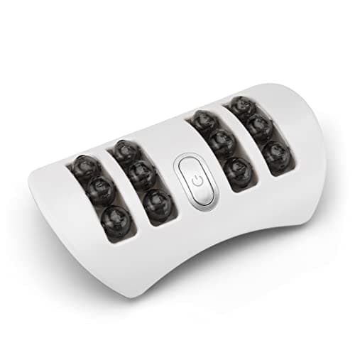 Image of Well Being Dual Foot Massager Double Manual Massage Rotating Nodes Massaging Pad