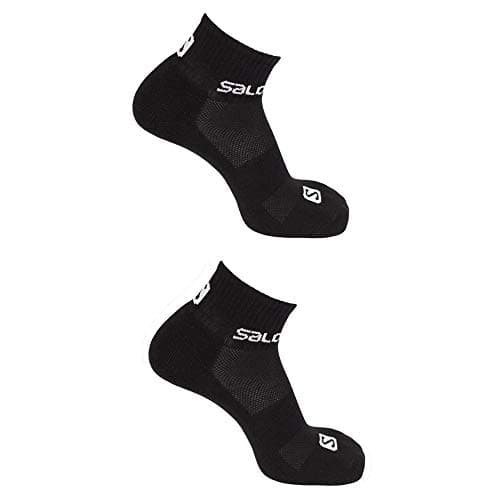 Image of Salomon Evasion 2 Pack Unisex Anckle Socks For Trail Running Hiking 2 Pairs