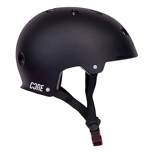 Image of CORE Protection Action Sports Helmet Skate/BMX/Bike/MTB/Roller Derby/Scooter - Black, S/M
