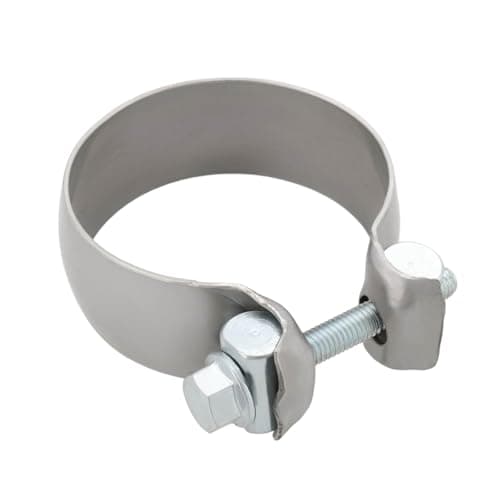 Image of eMagTech 1Pc Car Exhaust Clamp 304 Stainless Steel Exhaust Pipe Clamp Replacement Part A0004901241 Compatible with Mercedes Benz Central Exhaust Clamp 65mm