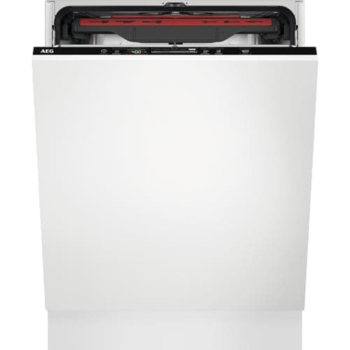 Image of AEG 7000 Series GlassCare Integrated Dishwasher FSK73917Z, Full Size 60 cm Built-In, 14 Place Settings & Cutlery Drawer, AirDry Technology, Energy Efficient Sensor Cycles
