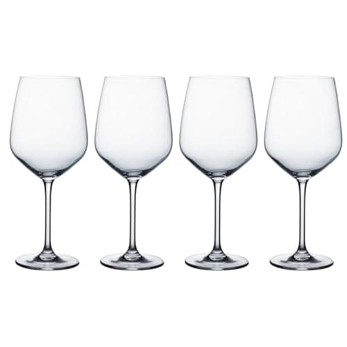Image of Ravenhead Kings Set of 4 Red Wine Glasses 630ml | Elegant 63cl Wine Glass Set for Dining & Entertaining, Durable & Dishwasher Safe
