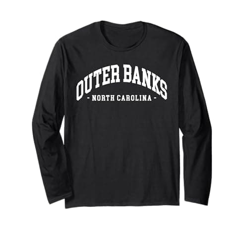 Image of Outer Banks Hometown Outer Banks North Carolina Long Sleeve T-Shirt