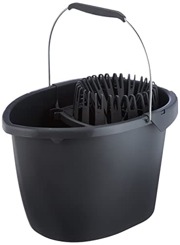 Image of Vileda Wring & Go Patented Bucket for Easier Draining, Grey, 48 x 29 x 39 cm