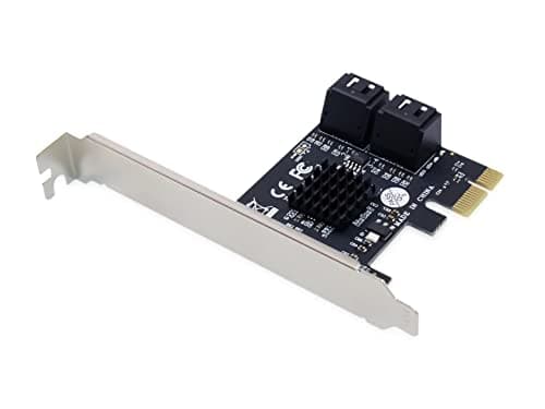 Image of Conceptronic EMRICK 4-Port SATA PCIe Adapter with SATA Cables