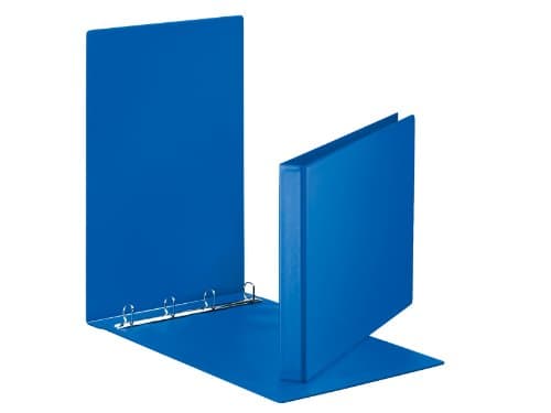 Image of Esselte A3 Landscape Ring Binder 4 D Rings 25 mm, Blue, 68735