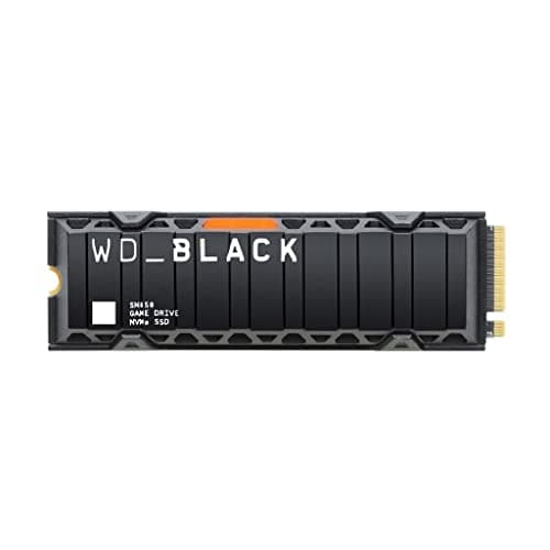 Image of Western Digital WD_BLACK SN850 500GB M.2 2280 PCIe Gen4 NVMe Gaming SSD with Heatsink - Works with PlayStation 5 up to 7000 MB/s read speed