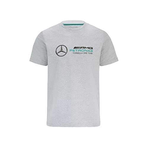 Image of Mercedes AMG Petronas Formula One Team - Official Formula 1 Merchandise - Large Logo T-Shirt - Grey - S