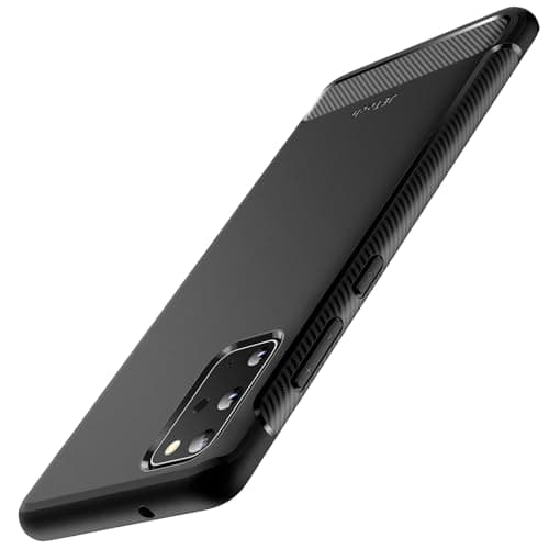 Image of JETech Slim Fit Case for Samsung Galaxy S20 5G (2020), Thin Phone Cover with Shock-Absorption and Carbon Fiber Design (Black)