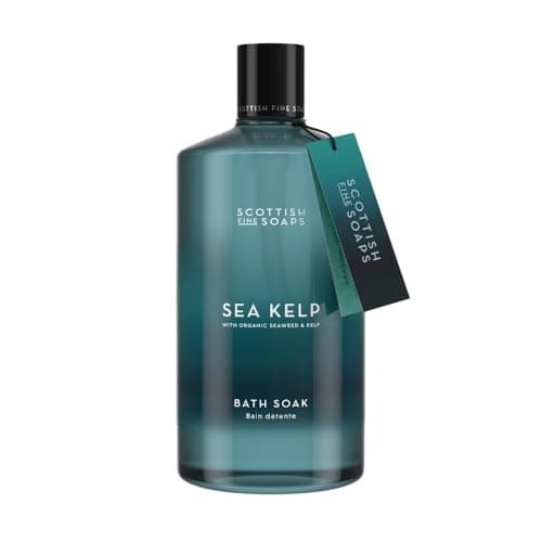 Image of Scottish Fine Soaps Sea Kelp Bath Soak 500ml – Relaxing Bubble Bath Soak with Vitamin E and Sea Kelp Extract