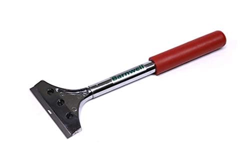 Image of Barnwell 12" Long Scraper with Rubber Handle 4" 100mm Wide Flooring Wall Tiling