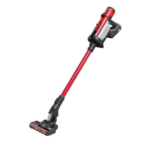 Image of Henry Quick Turbo, HEN.100, Cordless Stick Vacuum, Red, 300W, 1 Litre