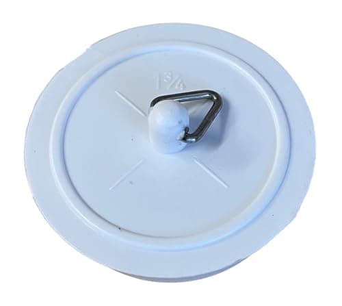 Image of Replacement Basin/Sink Plug (Large 1 3/4" (45mm), White)