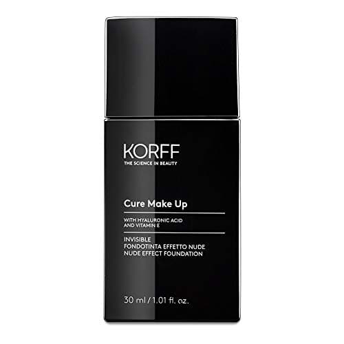 Image of KORFF Invisible Nude Effect Fluid Foundation, Medium-Low Cover, Modulable, Light and Silky Texture, Enriched with Hyaluronic Acid, 01, 30 ml