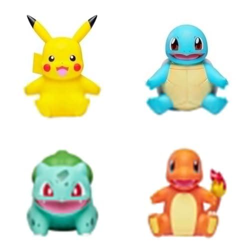 Image of Pokémon Select Battle Figures 4-Pack - Pikachu, Charmander, Bulbasaur, Squirtle