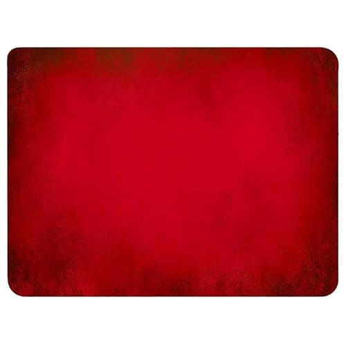 Image of Silent Monsters Mouse Mat Medium 14 x 10 inches / 36 x 25 cm, Red, Lasercut Edges, washable & rollable Mouse Pad, Gaming Home Office Mousemat, Mousepad non-slip & quiet, Desk Mat