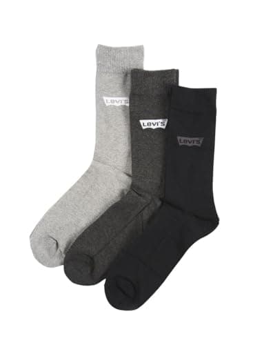 Image of LEVIS Unisex Recycled Cotton Regular Sock, grey combo, 39/42