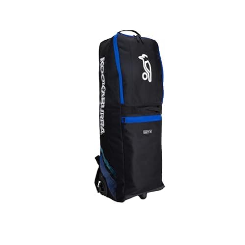 Image of Kookaburra wd5000 Wheelie Duffle Cricket Bag - Black/Blue