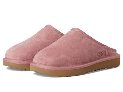 Image of UGG Unisex-Child K Classic Slip-on Slipper, Pink Dawn, 6 Big Kid