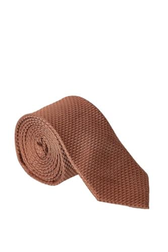 Image of Burton Rust Textured Tie, One Size, Red