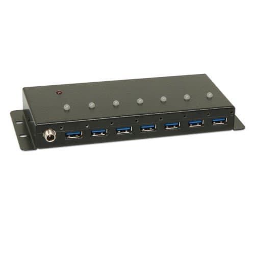 Image of Lindy USB 3.0 Industrial 7 Port Hub, Metal