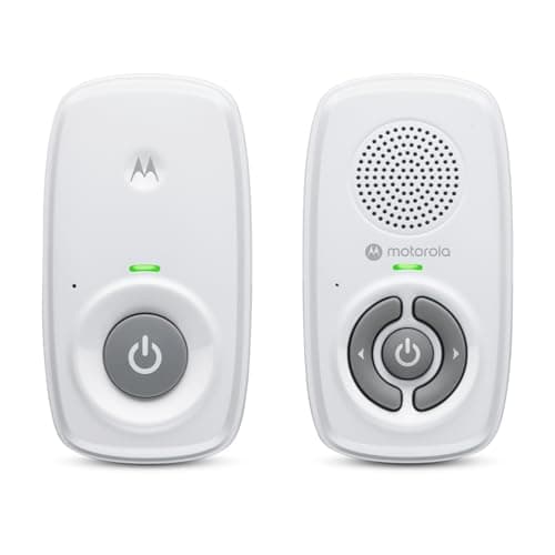 Image of Motorola Nursery AM21/MBP21 Audio Baby Monitor - Digital Baby Monitor with DECT Technology for Audio Monitoring - 300 Meter Range - High Sensitivity Microphone - White