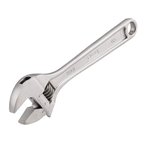 Image of SuperGift.com 12" Adjustable Wrench, Extra Wide Adjustable Spanner, Precise Jaw Design Grips Tight, Plumbing Wrench, Hand Tools (12Inch Wrench Adjustable)