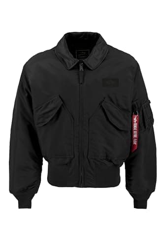 Image of Alpha Industries Men's CWU Patch SV Jacket, Black, M