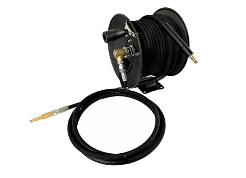 Image of Generic 20m Black High Pressure Hose Reel for Karcher K-Series + 3m Extension Hose