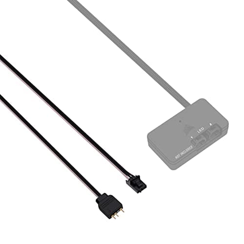 Image of EZDIY-FAB Adapter Cable for Corsair Lighting Node Pro and for Corsair iCUE Commander PRO (hub is not Included), Smart RGB Lighting, Connect to Any 5V 3-Pin ARGB Devices (2 x 20cm)