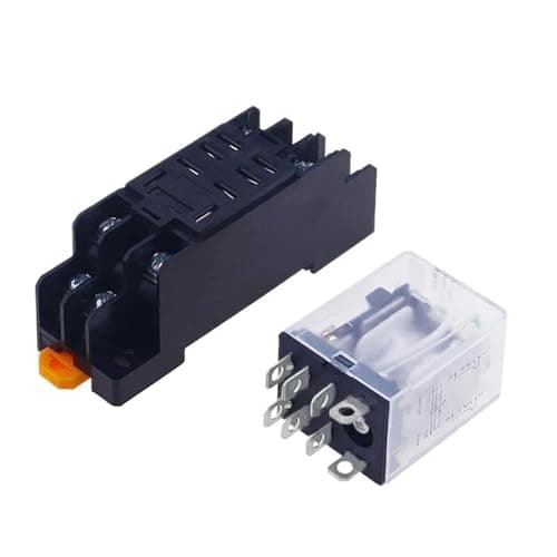 Image of 220/240V AC 10A 8PIN Coil Power Relay LY2NJ HH62P HHC68A-2Z JQX-13F With Socket Base(AC,220V)