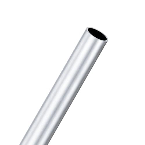 Image of M METERXITY 1-Pack 300mm 6063 Aluminum Round Tube, 24mm ID 28mm OD Seamless Aluminum Tubing for Construction/Machining/DIY Crafting, Metal Straight Pipe [0.94"x1.1"x12"]