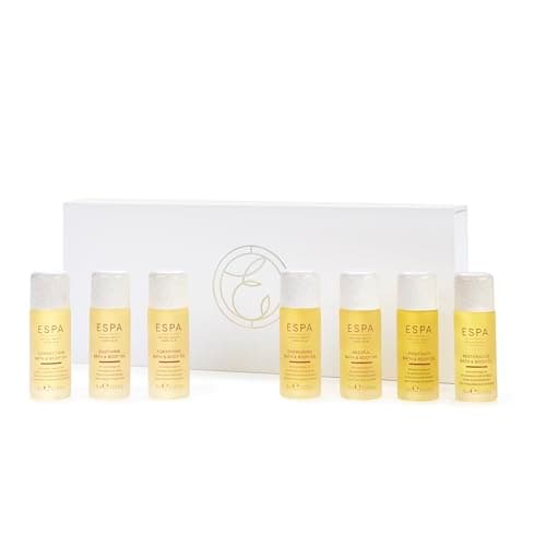 Image of ESPA Signature Blends Aromatherapy Bath & Body Oil Collection with 7 Pure Essential Oil Blends | Aromatherapy Oils to Complement Ever-Changing Emotions | Gift Set for Relaxation & Wellbeing