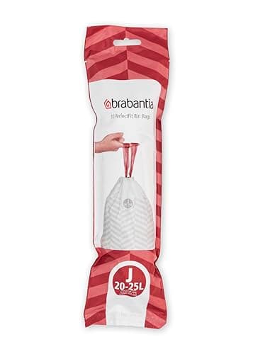 Image of Brabantia 10 Waste Bags, PerfectFit J 20-25 liters, 1 roll of 10 bags, Household