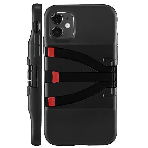 Image of JOBY JB01667-BWW StandPoint Smartphone Case for Apple iPhone 11 - Protective Case,Built-in Aluminum Tripod,Wireless Charging,for Selfies,Photo,Video,Vlogging,Video Calls,Live Streaming