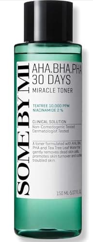 Image of Backcare ® Some AHA BHA PHA 30 Days Miracle, 150ml pH 5.5 Exfoliating Toner with Salicylic Acid for Blackhead Removal Pore Tea Tree Acne Toner for Face Korean Skincare for Acne Prone