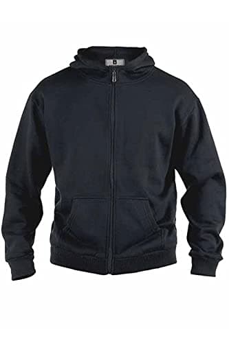 Image of D555 Big & Tall Rockford Cantor Zip Through Hoodie - Men's Black