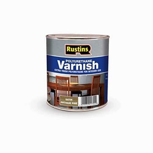 Image of Rustins Polyurethane Varnish Antique Pine Satin 1l