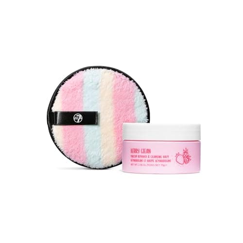 Image of W7 Berry Clean Makeup Melt Set – Cleansing Balm & Remover Pad for a Berry Fresh Glow! - The Ultimate Makeup Melting Dream Team! - Gentle, Hydrating & Effortless
