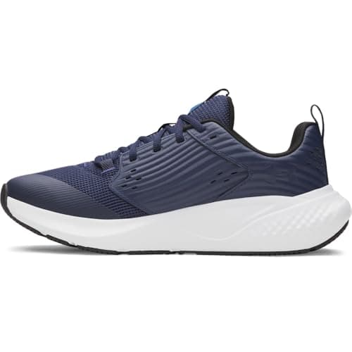Image of Under Armour Men's Charged Commit Training 4, Comfortable and Durable Men's Runners, Running Shoes with Charged Cushioning® Midsole,Washed Navy / Distant Gray / Black,7