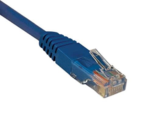 Image of Tripp Lite 6.09 m Cat5e / Cat5 350 MHz Snagless Molded UTP Patch Cable RJ45 M/M Blue (N002-020-BL)