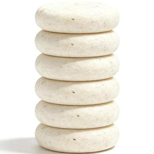 Image of Rosemary & Mint Shampoo Bar for Scalp Balance, 2.12 oz, Pack of 6 - Solid Shampoo for Hair Growth, Refreshing and Hydrating - Deep Cleans, Refreshes Scalp, Especially Oily Hair