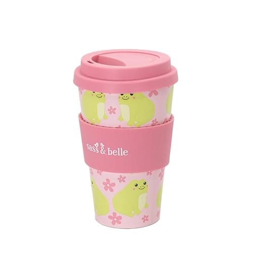 Image of Sass & Belle Frog Travel Coffee Cup