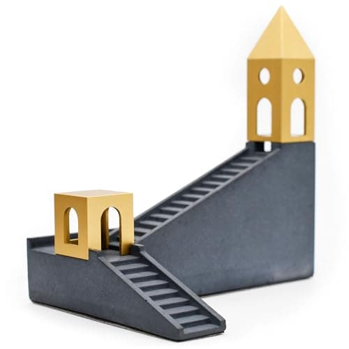 Image of KIN Cloud Stairs - Minimalist Concrete Backflow Waterfall Incense Cone Burner - zen minded