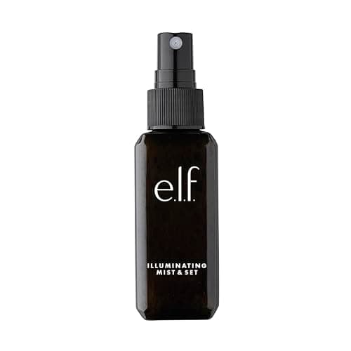 Image of E.l.f. Illuminating Mist & Set Spray, Refreshing, Hydrating, Sets Makeup And Achieves A Glowy Look, Infused With Green Tea, And Vitamins A, B And C, Available In Small And Large Sizes 60ml, 120ml